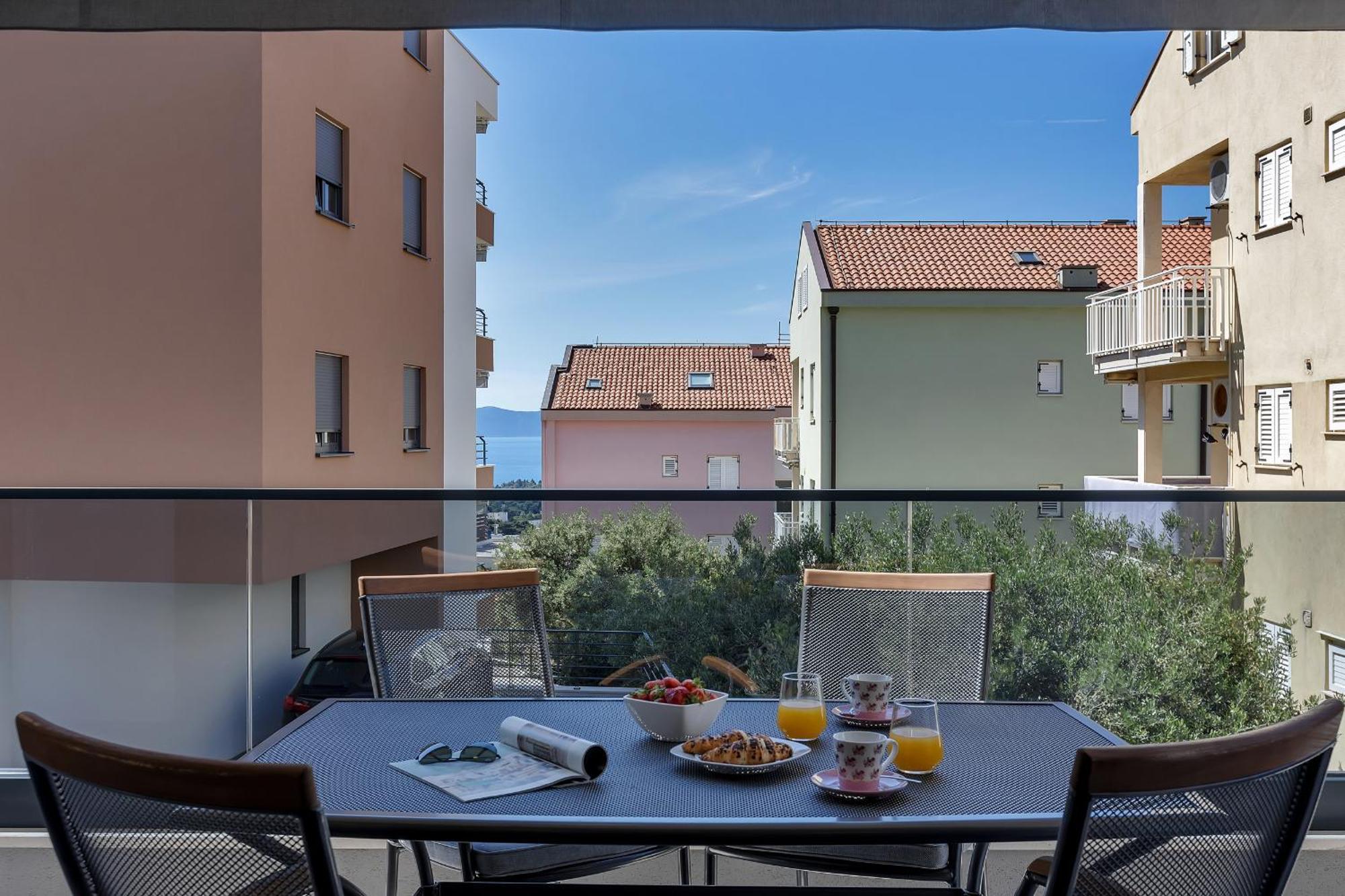 Apartment Sky Makarska Eksteriør billede